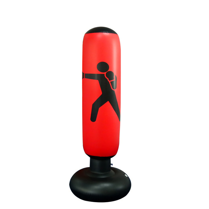 Vent column inflatable standing boxing pillar tumbler inflatable sandbag vent toy plus thick sandbag sandbag exercise