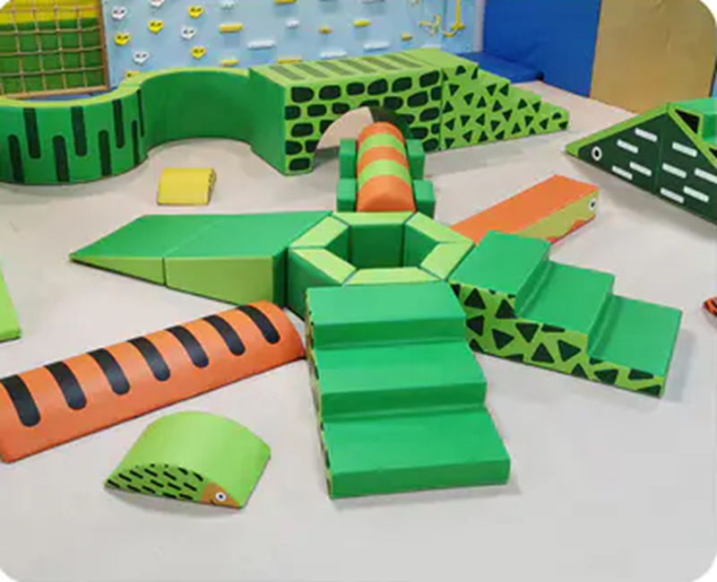 Early teaching children software climbing combination indoor feeling integrated training equipment Physical training 27 pieces of set teaching toys