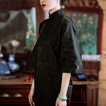 Free window rain ↑ summer autumn Chinese Republic wind retro city feng xu qi fen xiu piece ancient cheongsam