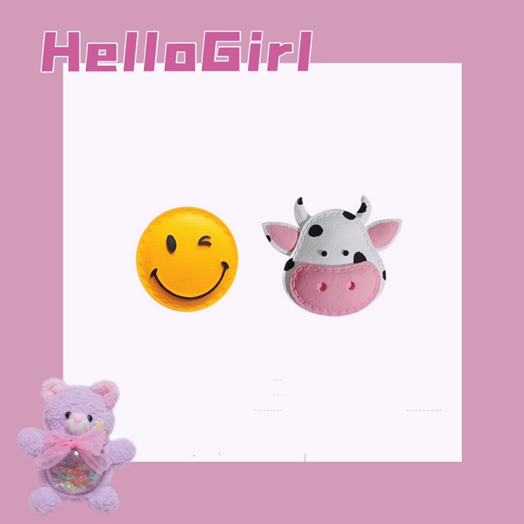 Sold uncomplexively Cute Bull Head Leather textured incense Gypsum On-board Pendulum Fitting Diy Handmade Material Silicone Mold