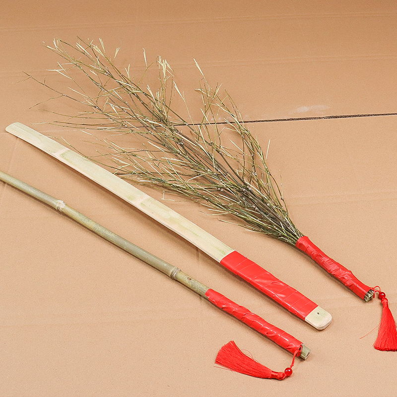 Bamboo Whip Pointer Soft Bamboo Strips Bamboo Tip Teaching Tools Bamboo Branch Handmade Paint-Free Teaching Ruler Teaching Stick for Home Use