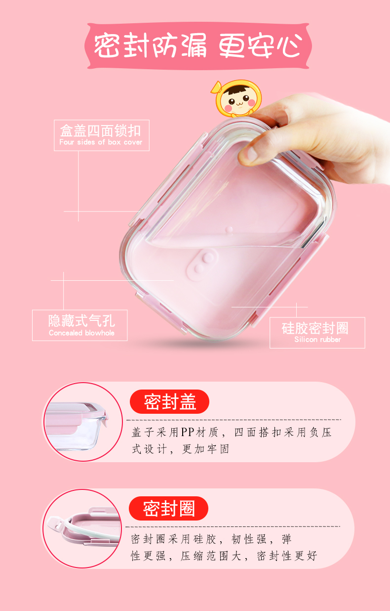 Nhân viên văn phòng hộp cơm trưa tròn có nắp lò vi sóng đặc biệt sưởi ấm nhỏ đặt bát cách nhiệt nhà ăn trưa - Hộp cơm điện sưởi ấm nồi cơm hâm nóng