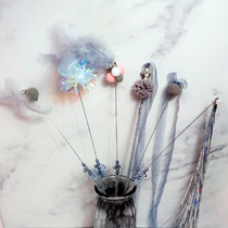 Cat Toy Fairy Teasing Cat With three sets of six sets of feathers Suzuki wool Ball kitty Cat Toy Silk with self-hi young cat