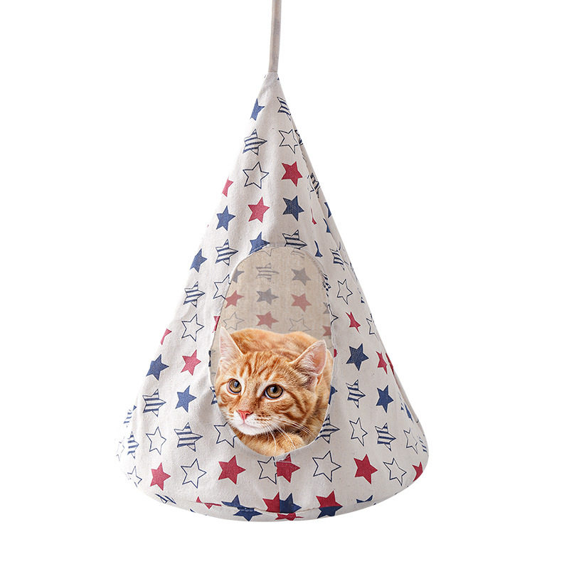 Four seasons of universal creative cat hanging breathable cat hanging basket hanging nest cat bed cat nest pet nest can hang cage kitten