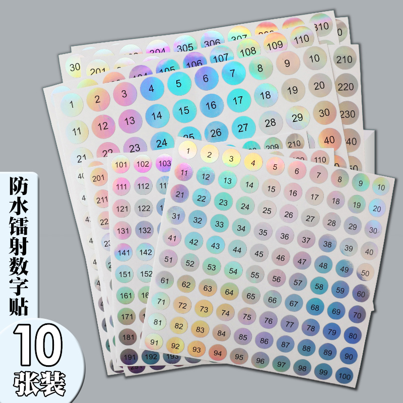 1cm Round Number Sticker 1-100 Serial Number Nail Polish Classification Number Label Cup Waterproof Laser Number Sticker 1cm Round Number Sticker 1-100 Serial Number Nail Polish Classification Number Label Cup Waterproof Laser Number Sticker
