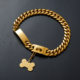 18mm Stainless Steel Gold Cuban Collar Dog Collar