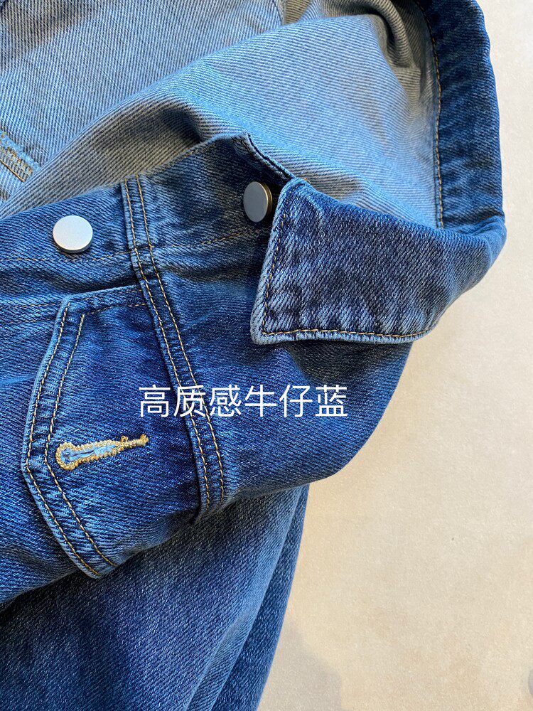 AMR UU Good product recommendation Customized soft denim comfortable all-match thin short jacket female denim jacket spring and summer