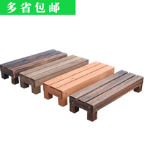 Solid Wood Steps Stairs Anti-corrosion Wood Balcony Palm Frame Carbide Outdoor Flower Frame Bathroom Pedal Steps