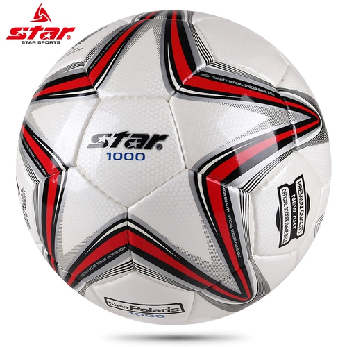 Star 1000/2000 Football № 5 4 Руки Шьи кожаные ноги ощущение, ощущение тренировок для взрослых Специальный мяч SB375