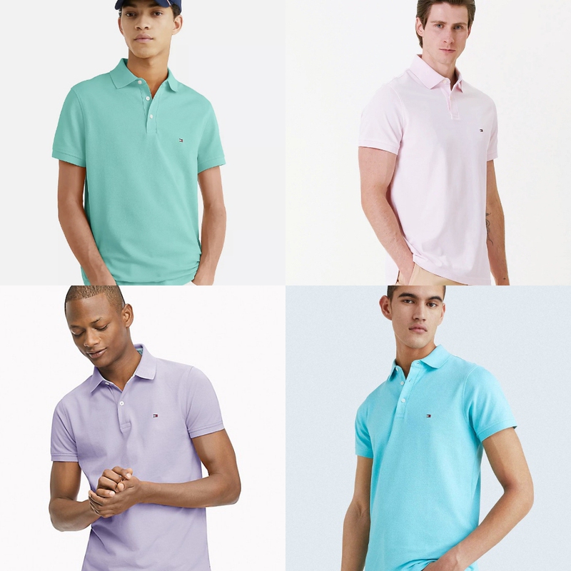 [Domestic Stock, Quick Delivery] Tommy Genuine Slim Fit Slim-Fit Version Polo Men's Tommy Hilfiger