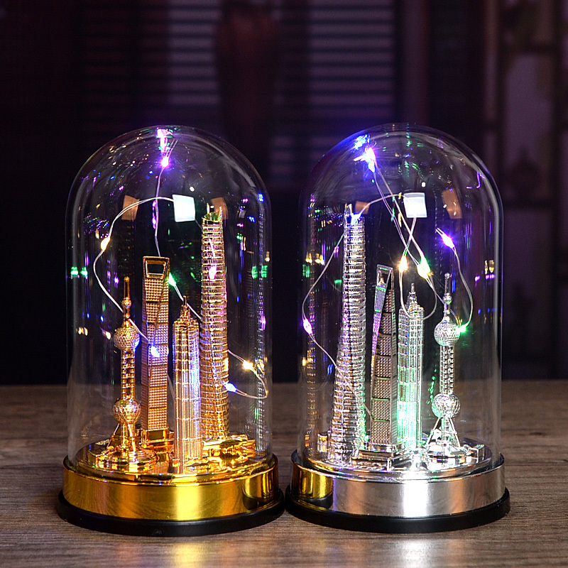 Shanghai Oriental Pearl Tower Model Ornament Home Tv Cabinet Decoration Travel Souvenir Gift