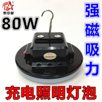 Thai Star 80W ultra-bright high-power rechargeable bulb LED night market mobile stall light emergency energy-saving lamp 0319