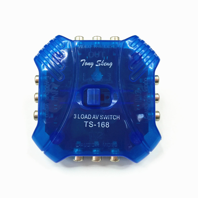 High-definition AV audio-video switching audio and video switching on and off the box game camera TV Set line divider