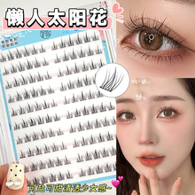 Sunflower false eyelash female natural simulation single cluster segmented eyelash lazy trilogy dense novice grafting