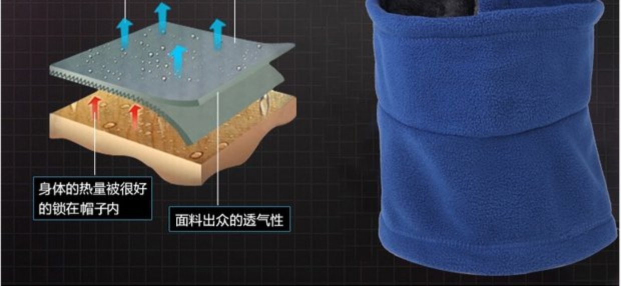 Mùa đông ngoài trời cộng với mũ nhung dày nam và nữ cổ áo ấm cưỡi gió mũ trùm mặt nạ trượt tuyết mũ thể thao mũ phớt nam nhập khẩu