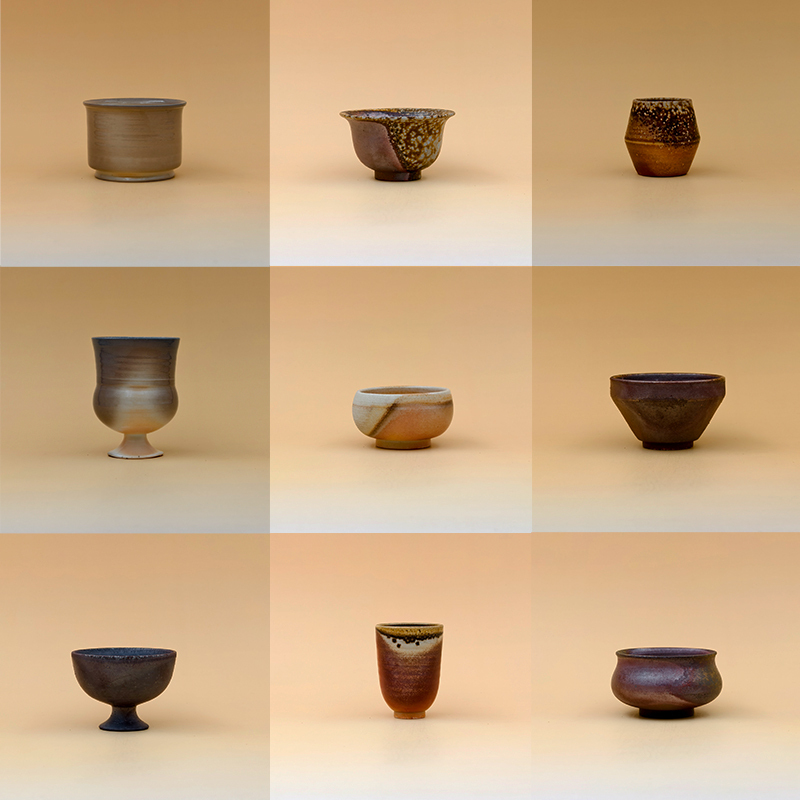 Yueqi Firewood-Fired Cup, Naked-Fired Master Cup, Jingdezhen Firewood-Fired Ash-Glazed Coarse Pottery Kiln-Fired Tea Ware, Ceramic