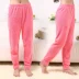 Quần pyjama nữ nhung nhung dài quần mùa thu đông mới xù dày flannel giản dị quần lỏng sửa chữa