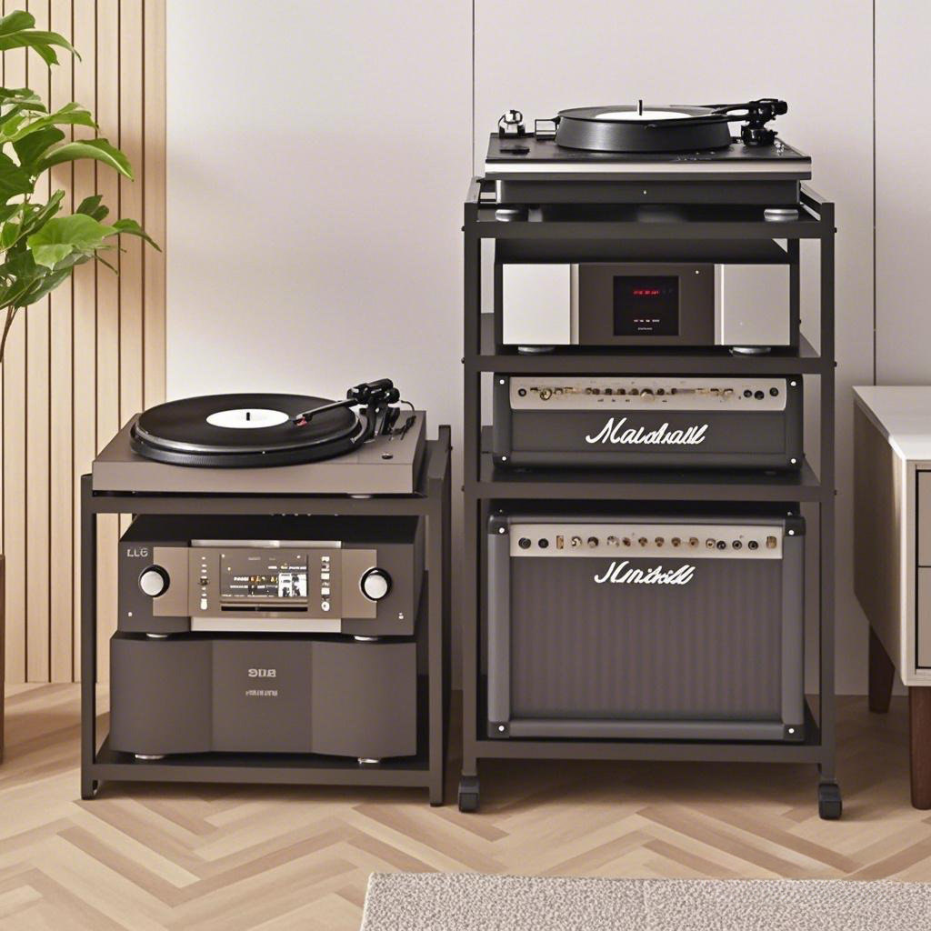 Professional Sound System Rack 🎧 Good news for audio enthusiasts! professional speaker placement rack ...