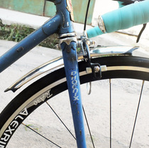  700C 27x11 4 inch road racing bicycle fender sports car mud tile front and rear short stainless steel mud plate