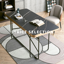 Office Desk Brief Modern Light Lavish Rockboard Desktop Computer Desk Designer Willstyle Minimalist Book Chair Combined Furniture