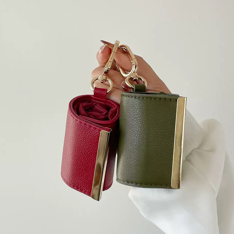 Cross-Border ins Style Keychain Storage Cloth Bag, Large Capacity, Eco-Friendly, Convenient Shopping Bag, Pendant Accessory Bag