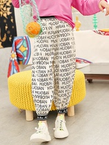 Girl Printed Anti-mosquito Pants 2020 Summer New Light Cage Pants Sunscreen Letter Loose Casual Pants Slim Harun Pants