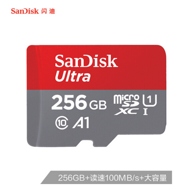 SanDiskSanDisk 256GB TF microSD Memory Card U1 C10 A1 High Speed Smartphone