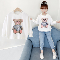 Chidney girl spring clothes 2022 new girl camouflage girl top child stylish long-sleeved T-shirt