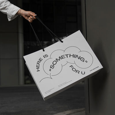 CHICBOUTIQUE simple gift bags, personalized portable hand-held gift paper bags, shopping bags, creative packaging bags