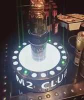 Молочный белый круглый винный держатель-нет лазер