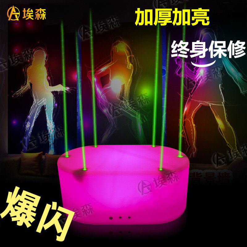 Bar nightclub laser point stage glowing beauty point jump platform jump led colorful stainless steel wet body point table special