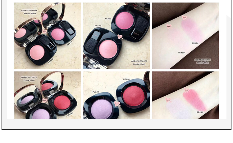 Nhật Bản dịch vụ mua sắm trực tiếp mail COSME DECORTE / 黛珂 creamy rouge mousse light cảm giác năng lực sửa chữa kem má hồng 6g má hồng morphe