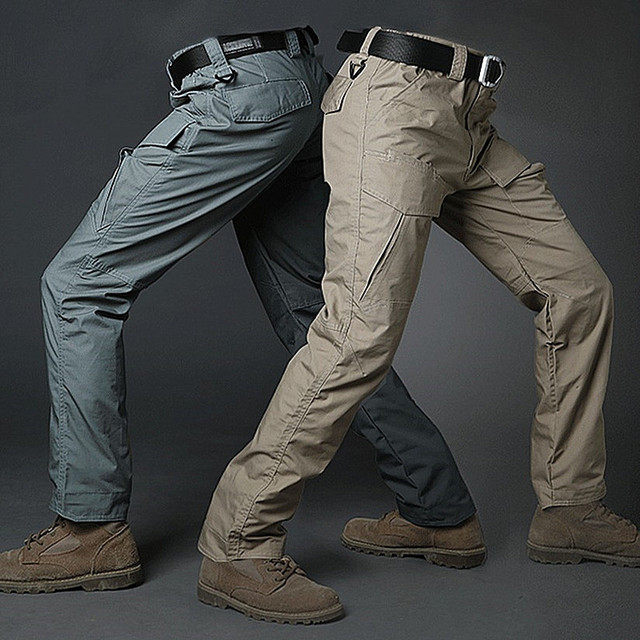 Outdoor tactical pants men's self-cultivation special forces training pants waterproof wear-resistant spring and autumn casual overalls pants military fans mountaineering pants