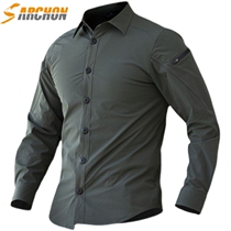 The ruling officer outdoor tactical speed dry shirt men 2024 new spring and summer breathable long sleeve army blouse resilience business