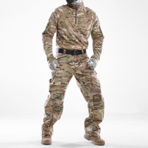 New three-tortoise shell camouflage frog suit suit for men Russian G3 frogman training suit outdoor G4 team suit