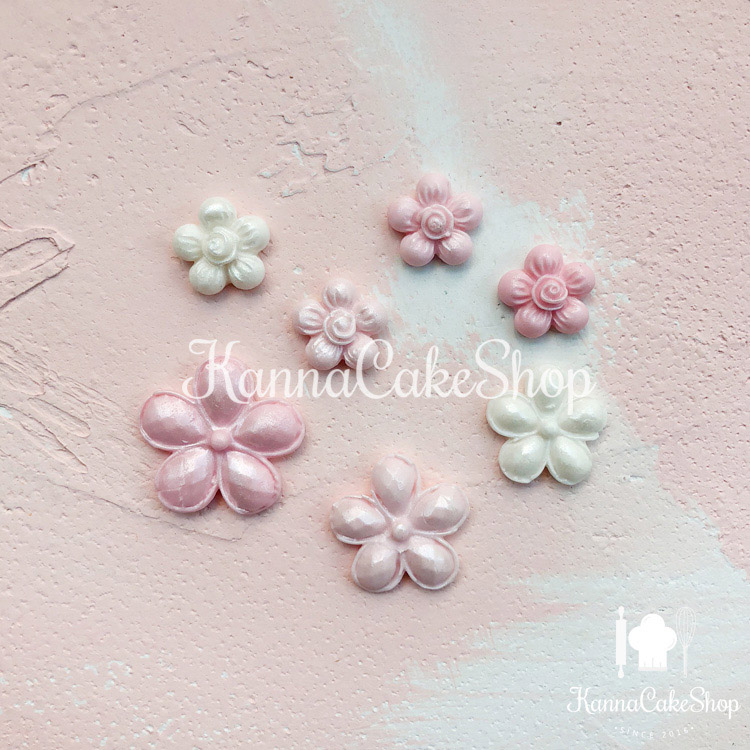 Fondant Chocolate Gem Hoa Khuôn Khuôn Hương Thạch Thạch Nến Nến Hoa Khuôn Khuôn Hoa Silicone Khuôn - Tự làm khuôn nướng khuôn nhựa làm bánh