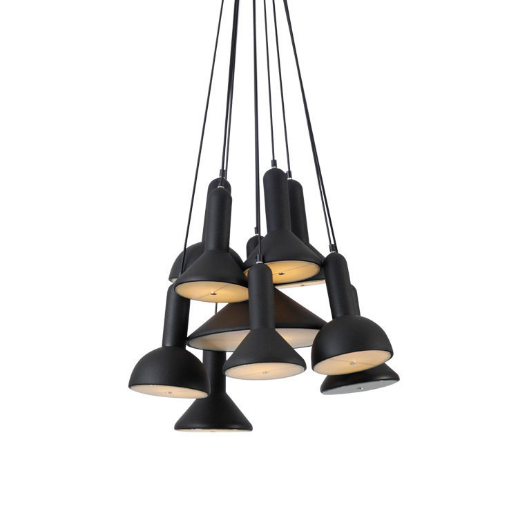 Restaurant chandelier 2022 new modern minimalist creative Italian designer living room flashlight chandelier red