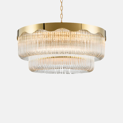 Light luxury crystal chandelier postmodern minimalist living room atmosphere creative fashion art luxury lamps home high-end