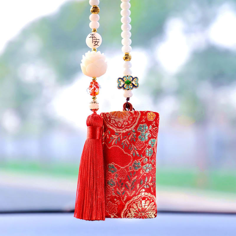 Car Fragrant Bag Pendant Car Fragrant Bag Car Hanger Car In-car Fragrant Bag Suspended Decoration Pray For Blessing Hand Hanging Decoration