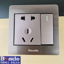 States Boade86 type switch single double control switch two-three-pole five-hole concealed TV phone socket 