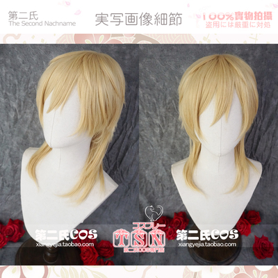 taobao agent 第二氏 The painter Luchen blonde academic COS wig L35