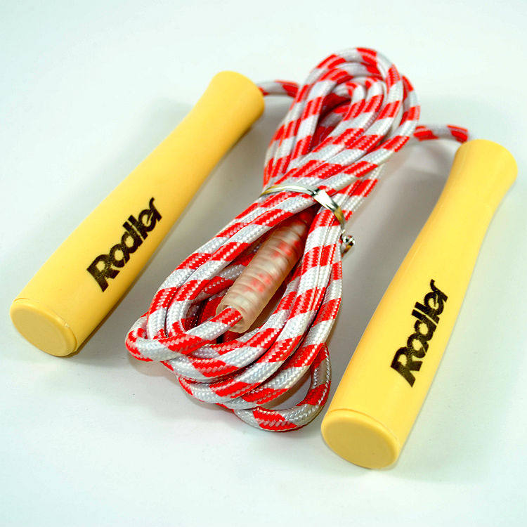 Jump rope Ranveadler A3802 imitation wood plastic handle Aggravated Bearing Skipping Rope Spring Accented Without Knotting
