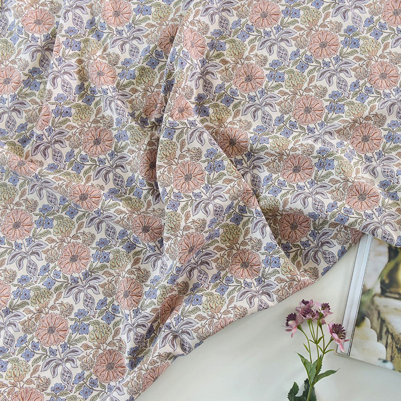 South Korea Nesshome tablecloth cushion clothing soft fresh fabric printed cotton fabric