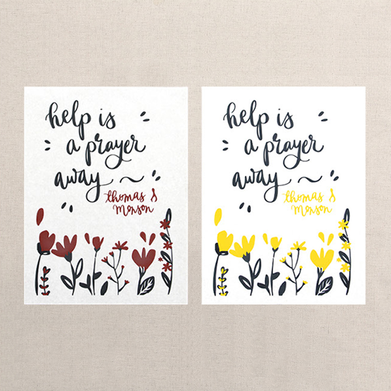 Korea imported kogas thermal transfer paper transfer hot post cloth adhesive DIY clothing printed sticker clothing sticker