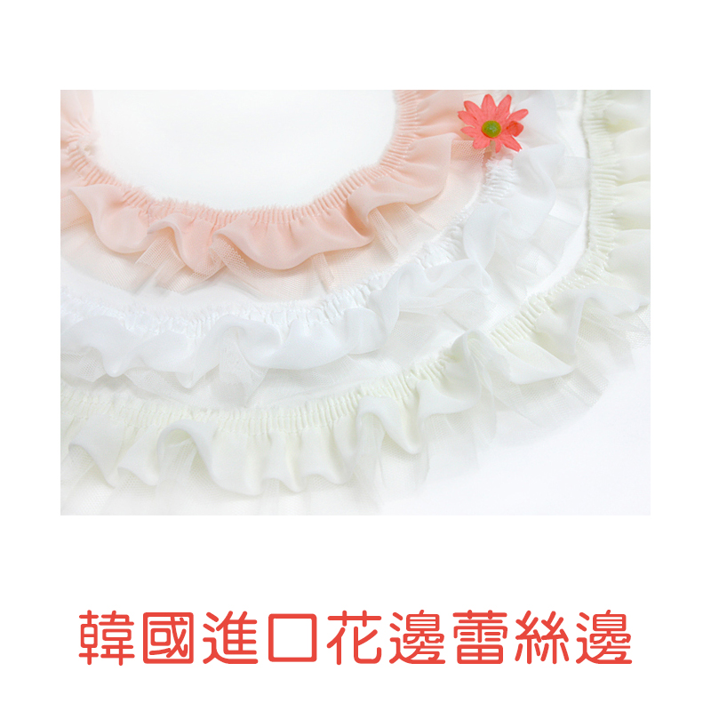 Imported cotton lace chiffon mesh pleated lace edge handmade decoration accessories baby clothes accessories 5cm wide 