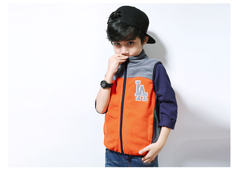 Gilet garcon WISEFIN en flanelle - Ref 2067650 Image 16