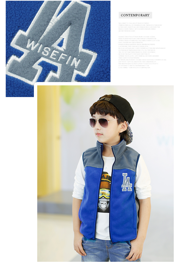 Gilet garcon WISEFIN en flanelle - Ref 2067540 Image 22