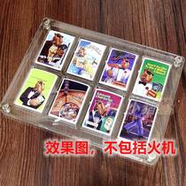 (Piglet) Zippo Acrylic Crystal Display Shelf Collection box Saving box lighter containing box