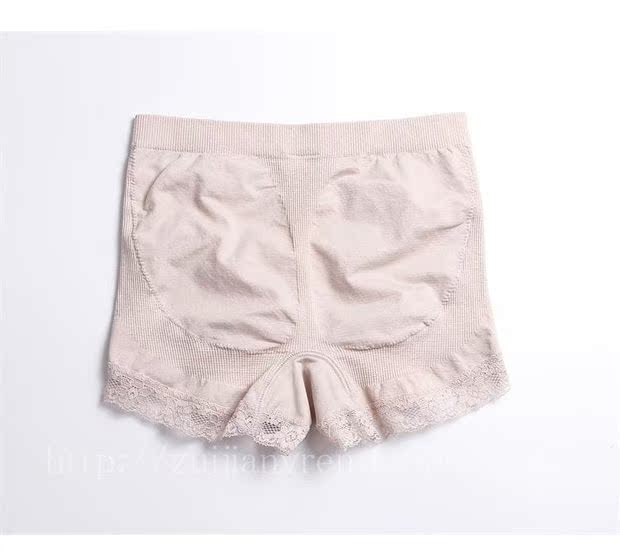 Mùa hè quý cô phẳng góc chống chói ren thun lưng giữa cơ thể định hình bụng hông hông thoải mái đồ lót đầu - Giữa eo quần lót lưng cao