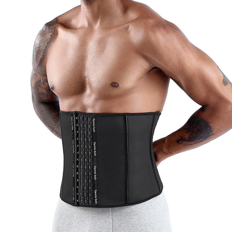 Men and women can wear plastic-belt thin-section latex vents waist seal Buckle Fitness bunches Belly Band Reduced Beer Belly Belt